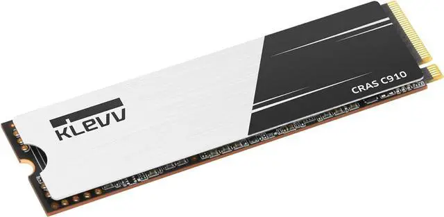 Main image of KLEVV CRAS C910 2TB M.2 2280 SLC Cache NVMe PCIe Gen4x4 Laptop & Desktop Internal SSD Heatsink Included, up to 5200MB/s (K02TBM2SP0-C91)