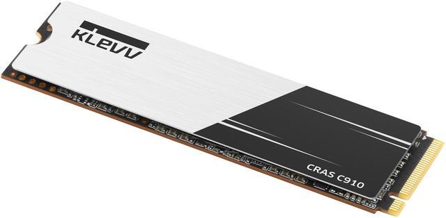 Alt view image 3 of 8 - KLEVV CRAS C910 2TB M.2 2280 SLC Cache NVMe PCIe Gen4x4 Laptop & Desktop Internal SSD Heatsink Included, up to 5200MB/s (K02TBM2SP0-C91)