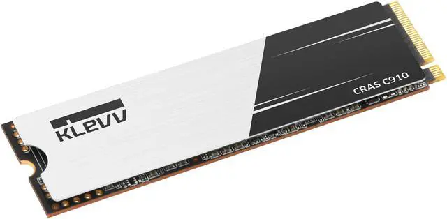 Alt view image 3 of 7 - KLEVV CRAS C910 1TB M.2 2280 SLC Cache NVMe PCIe Gen4x4 Laptop & Desktop Internal SSD Heatsink Included, up to 5000MB/s (K01TBM2SP0-C91)
