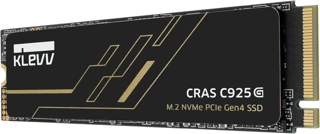 Alt view image 11 of 19 - KLEVV CRAS C925G 2TB M.2 2280 NVMe PCIe Gen4x4 Internal Gaming SSD with Graphene Heatsink, Compatible with PS5, up to 7400MB/s (K02TBM2SP0-25G)