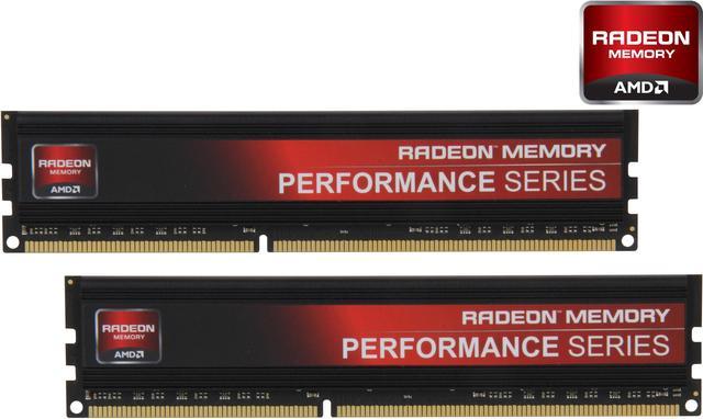AMD Radeon™ RP1866 Performance Series 16GB (2 x 8GB) 240-Pin DDR3 1866 (PC3  14900) Desktop Memory AP316G1869U2K