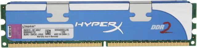 Alt view image 2 of 3 - HyperX 2GB DDR2 800 (PC2 6400) Desktop Memory Model KHX6400D2LL/2G