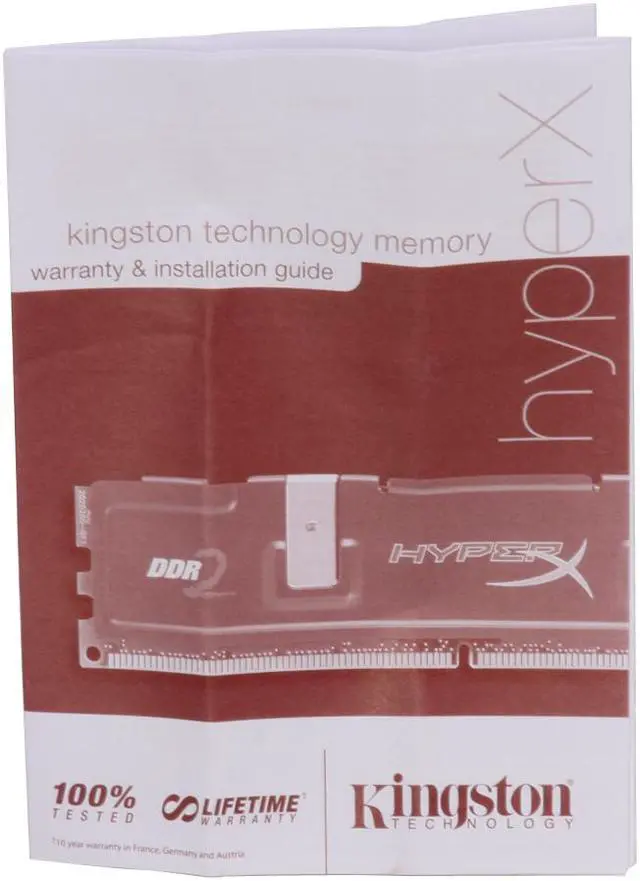 Alt view image 3 of 3 - HyperX 4GB (4 x 1GB) DDR2 1066 (PC2 8500) Quad Kit Desktop Memory Model KHX8500D2K4/4GR