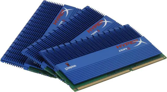 Main image of HyperX T1 Series 3GB (3 x 1GB) DDR3 1866 (PC3 14900) Triple Channel Kit Desktop Memory Model KHX14900D3T1K3/3GXR