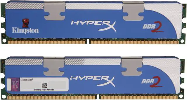 Alt view image 2 of 3 - HyperX 4GB (2 x 2GB) DDR2 1066 Desktop Memory Model KHX8500D2K2/4G