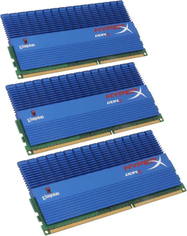 Main image of HyperX 3GB (3 x 1GB) DDR3 1866 (PC3 14900) Triple Channel Kit Desktop Memory Model KHX14900D3T1K3/3GX
