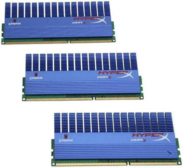 Alt view image 2 of 3 - HyperX 3GB (3 x 1GB) DDR3 2000 (PC3 16000) Triple Channel Kit Desktop Memory Model KHX16000D3ULT1K3/3GX