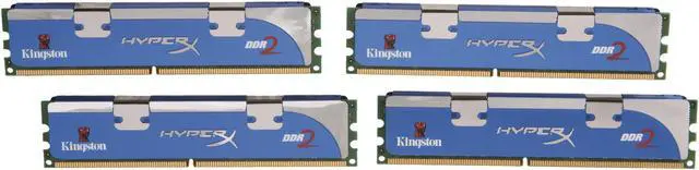 Main image of HyperX 8GB (4 x 2GB) DDR2 800 (PC2 6400) Quad Kit Desktop Memory Model KHX6400D2LLK4/8G