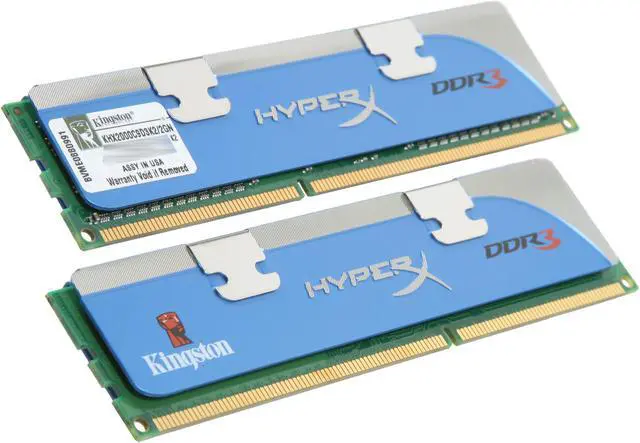 Main image of HyperX 2GB (2 x 1GB) DDR3 2000 (PC3 16000) NVIDIA SLI-Ready Desktop Memory Model KHX2000C9D3K2/2GN
