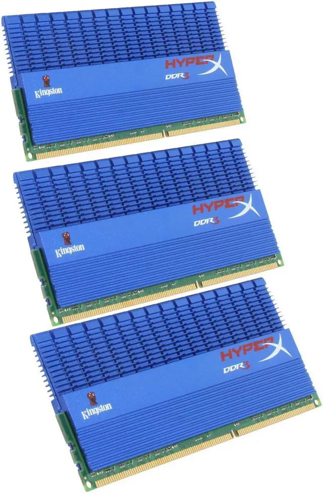 Main image of HyperX T1 Series 6GB (3 x 2GB) DDR3 2000 (PC3 16000) XMP Tall HS Desktop Memory Model KHX2000C9D3T1K3/6GX