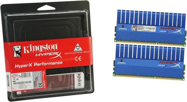 Alt view image 3 of 3 - HyperX T1 Series 4GB (2 x 2GB) DDR3 1600 (PC3 12800) Desktop Memory Model KHX1600C8D3T1K2/4GX