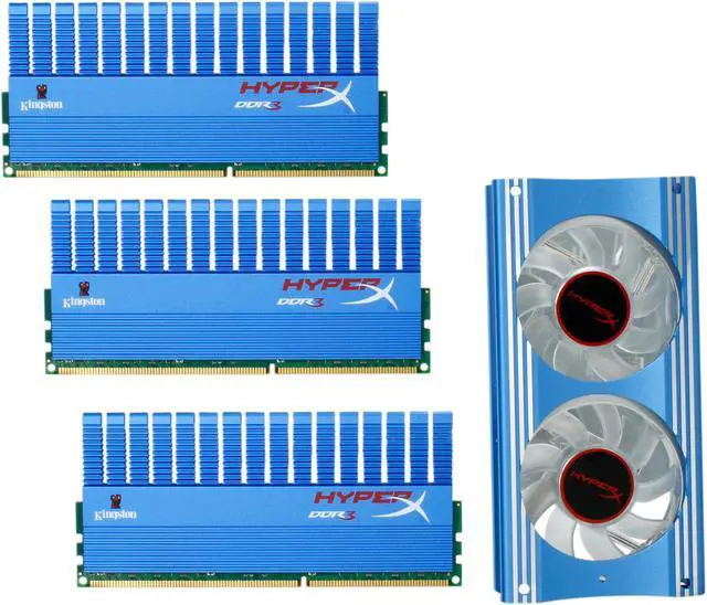 Main image of HyperX T1 Series 6GB (3 x 2GB) DDR3 2000 (PC3 16000) Desktop Memory Model KHX2000C8D3T1FK3/6GX