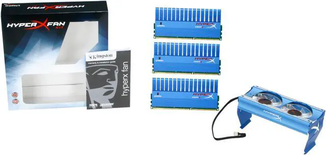 Alt view image 3 of 3 - HyperX T1 Series 6GB (3 x 2GB) DDR3 2000 (PC3 16000) Desktop Memory Model KHX2000C8D3T1FK3/6GX