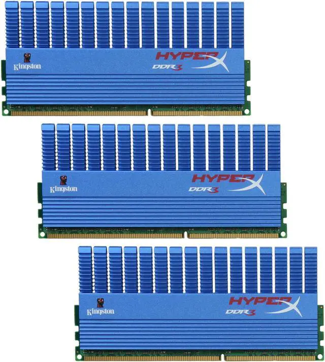 Alt view image 2 of 4 - HyperX T1 Series 6GB (3 x 2GB) DDR3 2000 (PC3 16000) Desktop Memory Model KHX2000C9AD3T1FK3/6GX