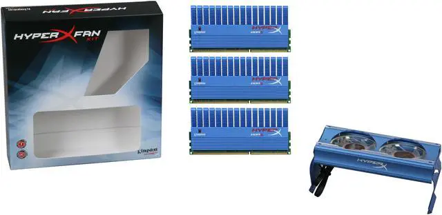 Alt view image 4 of 4 - HyperX T1 Series 6GB (3 x 2GB) DDR3 2000 (PC3 16000) Desktop Memory Model KHX2000C9AD3T1FK3/6GX