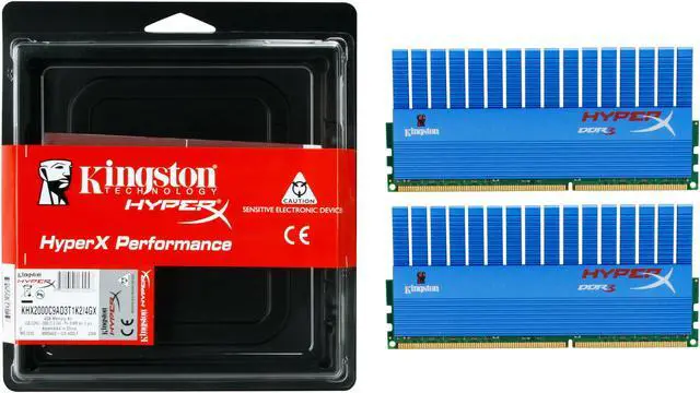 Alt view image 3 of 3 - HyperX T1 Series 4GB (2 x 2GB) DDR3 2000 (PC3 16000) Desktop Memory Model KHX2000C9AD3T1K2/4GX