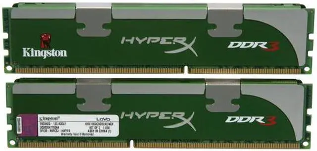 Alt view image 2 of 3 - HyperX LoVo 4GB (2 x 2GB) DDR3L 1800 (PC3L 14400) Desktop Memory Model KHX1800C9D3LK2/4GX