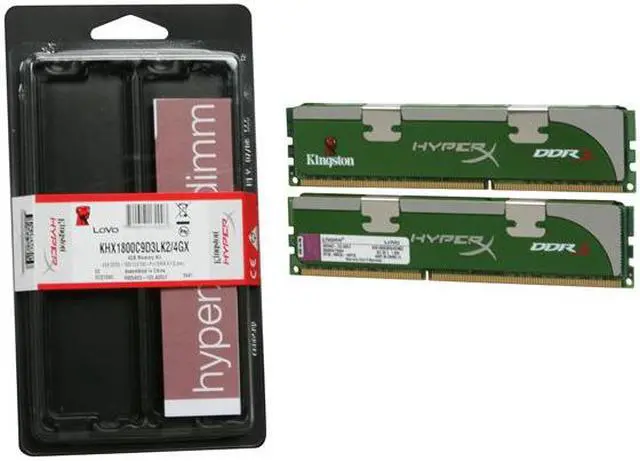 Alt view image 3 of 3 - HyperX LoVo 4GB (2 x 2GB) DDR3L 1800 (PC3L 14400) Desktop Memory Model KHX1800C9D3LK2/4GX