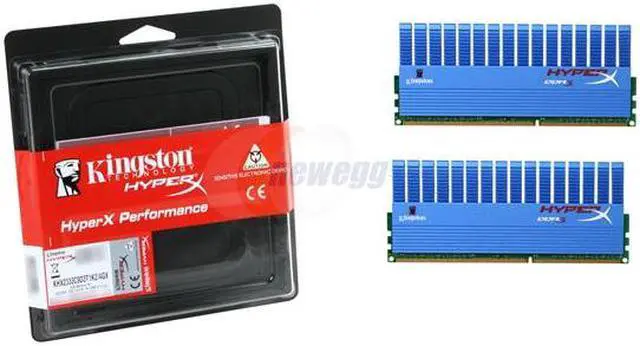 Alt view image 2 of 2 - HyperX T1 Series 4GB (2 x 2GB) DDR3 2333 Desktop Memory Model KHX2333C9D3T1K2/4GX