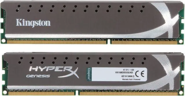 Alt view image 2 of 3 - HyperX X2 Grey Series 4GB (2 x 2GB) DDR3 1600 Desktop Memory Model KHX1600C9D3X2K2/4GX