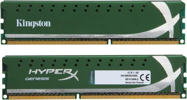 Alt view image 2 of 3 - HyperX 8GB (2 x 4GB) DDR3L 1600 (PC3L 12800) Desktop Memory Model KHX1600C9D3LK2/8GX