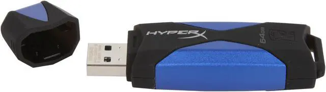 Alt view image 3 of 5 - HyperX DataTraveler HyperX 3.0 64GB USB 3.0 Flash Drive DTHX30/64GB