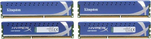 Alt view image 2 of 3 - HyperX 16GB (4 x 4GB) DDR3 1866 Desktop Memory Model KHX1866C9D3K4/16GX