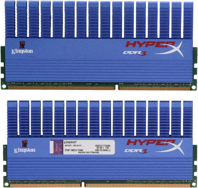 Alt view image 2 of 3 - HyperX 8GB (2 x 4GB) DDR3 2133 Desktop Memory XMP T1 Series Model KHX21C11T1K2/8X