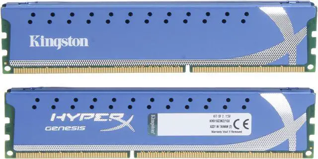 Alt view image 2 of 3 - HyperX 16GB (2 x 8GB) DDR3 1600 Desktop Memory XMP Model KHX16C9K2/16X