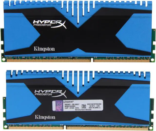 Alt view image 2 of 3 - HyperX Predator Series 8GB (2 x 4GB) DDR3 1600 Desktop Memory Model KHX16C9T2K2/8X