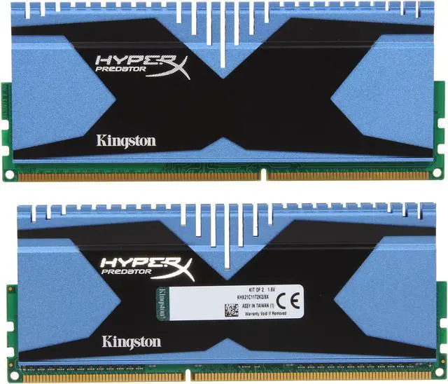 Alt view image 2 of 3 - HyperX Predator Series 8GB (2 x 4GB) DDR3 2133 Desktop Memory Model KHX21C11T2K2/8X
