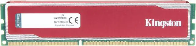 Alt view image 2 of 3 - HyperX Blu Red Series 8GB DDR3 1600 Desktop Memory Model KHX16C10B1R/8