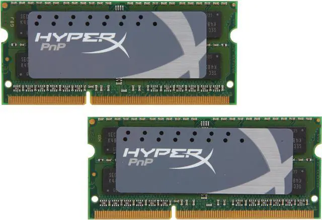 Main image of HyperX 8GB (2 x 4GB) 204-Pin DDR3 SO-DIMM DDR3 2133 (PC3 17000) Laptop Memory HyperX Plug n Play Model KHX21S12P1K2/8
