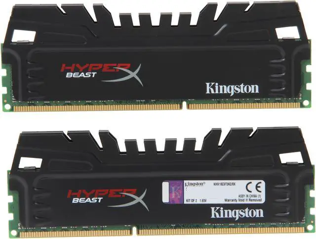 Alt view image 2 of 3 - HyperX Beast 8GB (2 x 4GB) DDR3 1866 Desktop Memory Model KHX18C9T3K2/8X