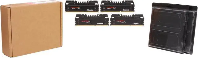 Alt view image 3 of 3 - HyperX Beast 16GB (4 x 4GB) DDR3 2400 (PC3 19200) Desktop Memory Model KHX24C11T3K4/16X