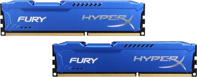 HyperX FURY 8GB (2 x 4GB) DDR3 1600 (PC3 12800) Desktop Memory Model  HX316C10FK2/8