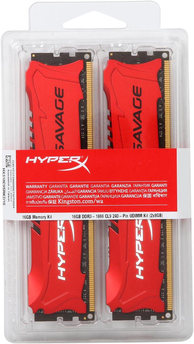HyperX Savage module de mémoire 32 Go DDR3 1600 MHz (HX316C9SRK4/32). Open  iT - Informatique et Haute technologie