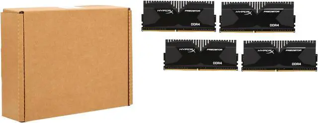 Alt view image 3 of 3 - HyperX Predator 16GB (4 x 4GB) DDR4 2133 (PC4 17000) Desktop Memory Model HX421C13PBK4/16