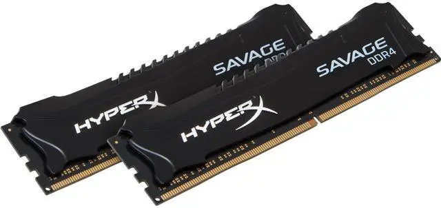 Main image of HyperX Savage 16GB (2 x 8GB) DDR4 3000 RAM (Desktop Memory) CL15 XMP Black DIMM (288-Pin) HX430C15SB2K2/16