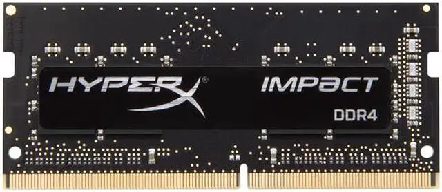 Alt view image 2 of 3 - HyperX Impact 16GB (4 x 4GB) 260-Pin DDR4 SO-DIMM DDR4 2400 (PC4 19200) Laptop Memory Model HX424S15IBK4/16