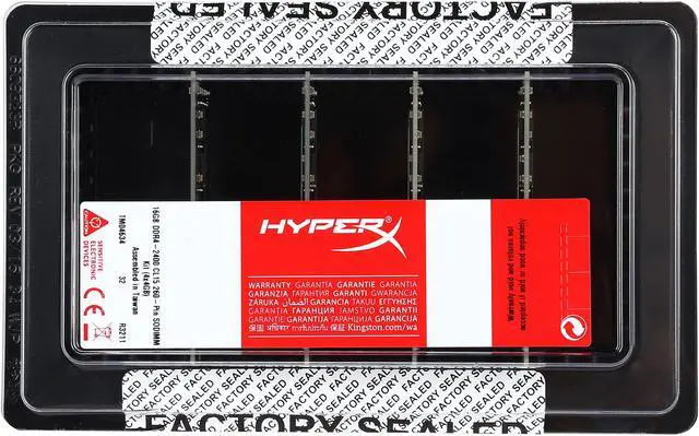 Alt view image 3 of 3 - HyperX Impact 16GB (4 x 4GB) 260-Pin DDR4 SO-DIMM DDR4 2400 (PC4 19200) Laptop Memory Model HX424S15IBK4/16