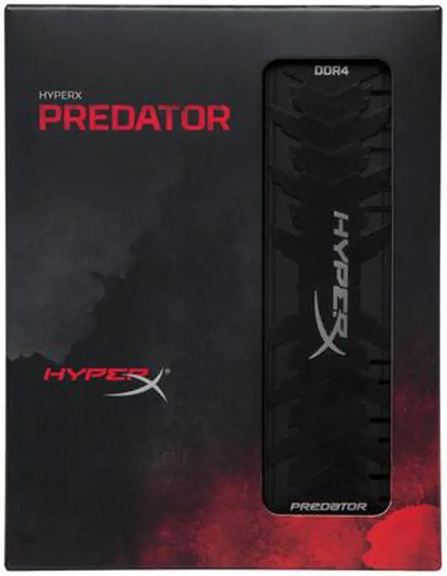 Alt view image 4 of 5 - HyperX Predator 16GB (4 x 4GB) DDR4 3000 RAM (Desktop Memory) CL15 XMP Black DIMM (288-Pin) HX430C15PB3K4/16