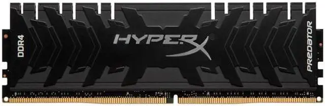 Alt view image 3 of 5 - HyperX Predator 16GB (4 x 4GB) DDR4 3000 RAM (Desktop Memory) CL15 XMP Black DIMM (288-Pin) HX430C15PB3K4/16