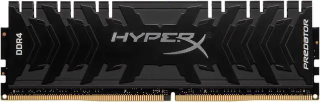 Alt view image 3 of 5 - HyperX Predator 64GB (4 x 16GB) DDR4 2400MHz DRAM (Desktop Memory) CL12 1.35V Black DIMM (288-pin) HX424C12PB3K4/64 (Intel XMP)