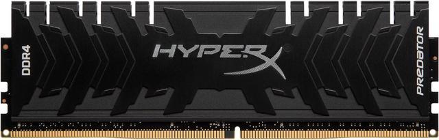 HyperX Predator 16GB (1 x 16GB) DDR4 3000MHz DRAM (Desktop Memory) CL15  1.35V Black DIMM (288-pin) HX430C15PB3/16 (Intel XMP)