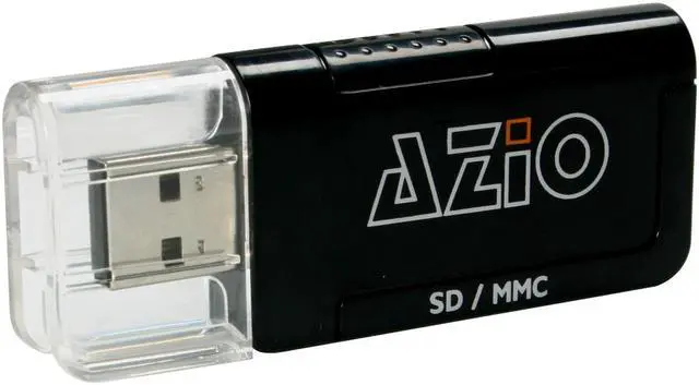 Alt view image 3 of 4 - AZiO CAR-S10 USB 2.0 Card Reader