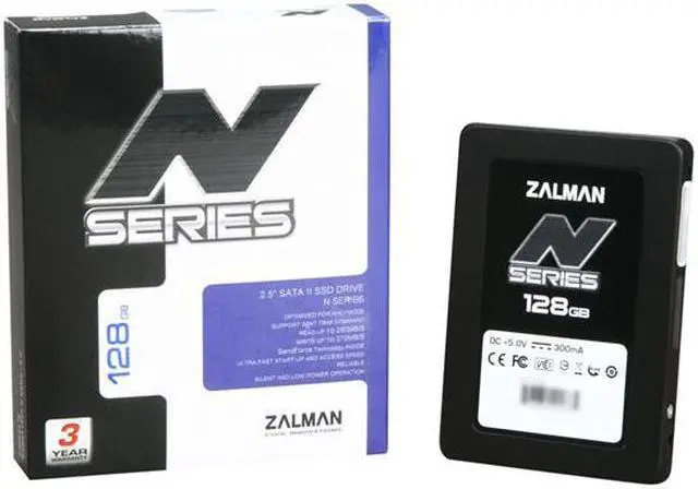 Alt view image 6 of 6 - Zalman N Series 2.5" 128GB SATA II MLC Internal Solid State Drive (SSD) SSD0128N1