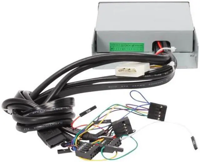 Alt view image 3 of 6 - Silverstone FP35B USB 2.0 Card Reader with extra silver front panel