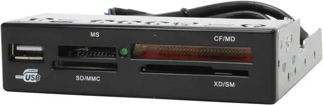 Main image of nMEDIAPC ZE-C68  USB 2.0 3.5 Drive Bay, All-in-one Card Reader w/ USB Port