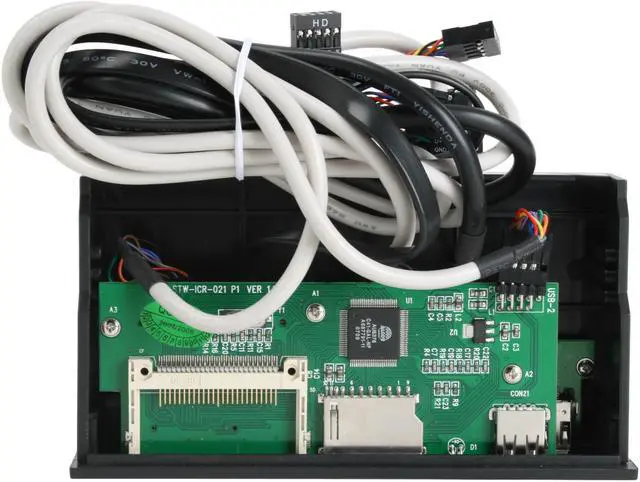 Alt view image 6 of 9 - nMEDIAPC ZE-C98 All-in-one USB 2.0 Card Reader with USB/ IEEE 1394/ e-SATA Port/ HD Audio Ports